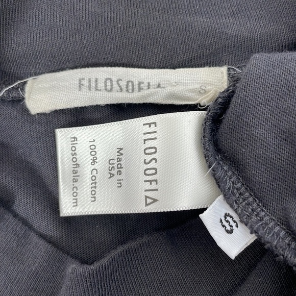 Filosofia Dress Mock Turtleneck Midi Long Sleeve Dark Grey Size Small - Picture 12 of 16